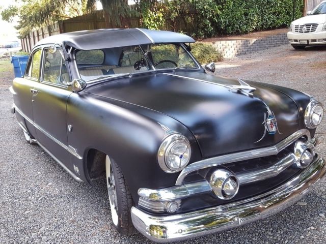 1951 ford custom coupe, flathead 239ci v8, 3-speed manual transmission