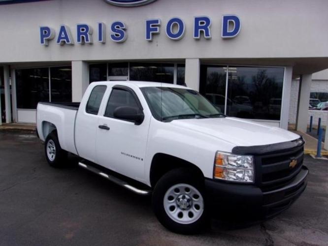2009 chevrolet silverado 1500 work truck 4x2 work truck 4dr extended cab 5.8 ft. sb for sale in paris, arkansas