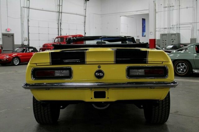 1967 chevrolet camaro convertible 68502 miles yellow convertible 327 ci v8 powe