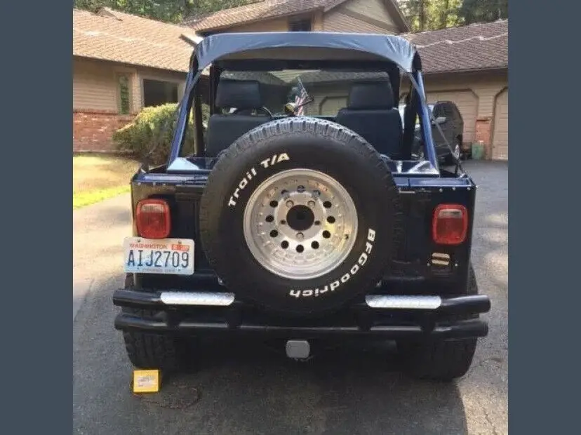 1986 jeep cj-7 4.2l i6 5 speed manual 2" lift bikini top alpine stereo 167720mi