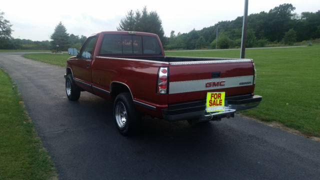 nice good running 1990 gmc sierra 1500 4x4 rust free vrey clean frame and body
