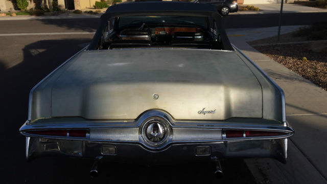 1966 chrysler imperial convertible (1 of 514 manufactured)