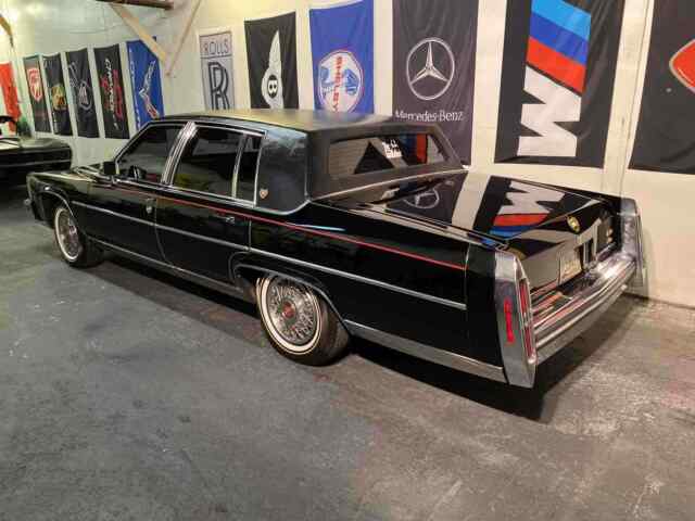 1989 cadillac brougham sedan black rwd automatic
