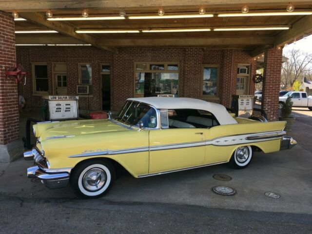1957 pontiac star chief convertible, 44k mile unrestored survivor, factory ac!