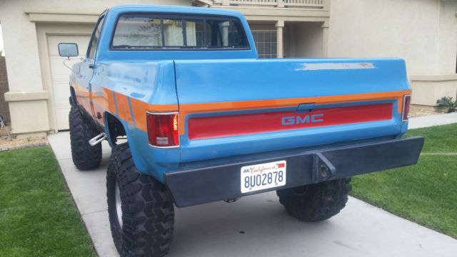 clean 4x4 4 speed manual! short box square body chevrolet k-10! low reserve!