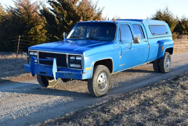 1991 gmc sierra v3500 4x4 crew cab dually v30 k30 454 4l80e