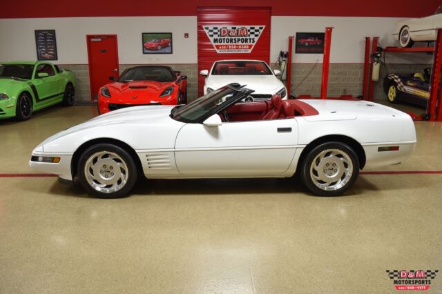 white corvette convertible with 17399 miles we finance!