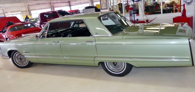 1967 chrysler imperial crown 77054 miles light green metallic 4 door hard top 44