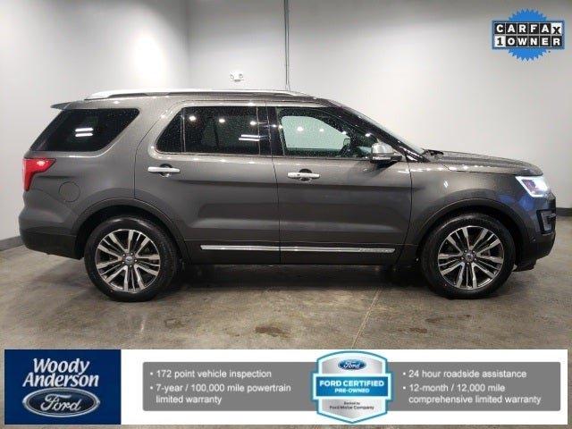 certified 2017 ford explorer 4wd platinum huntsville, al 35816 for sale in huntsville, alabama