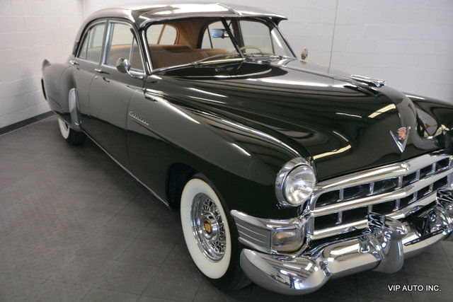 1949 cadillac fleetwood fully dark green tan