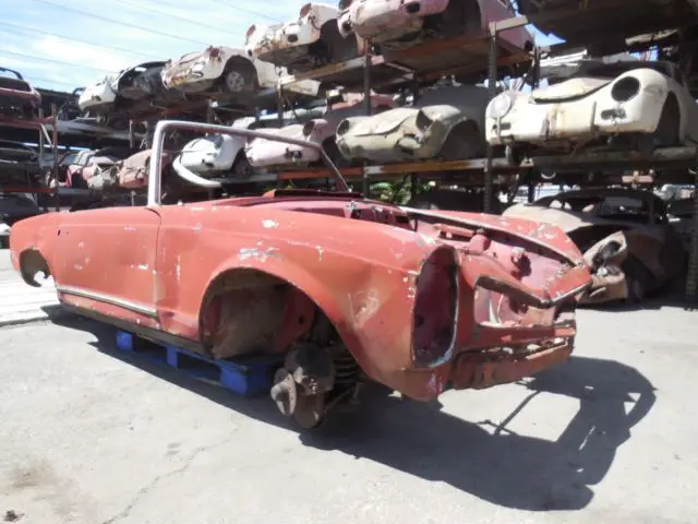 1969 mercedes 280sl pagoda project car for parts or restoration 113 280 sl soft