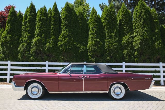 1967 lincoln continental convertible suicide doors restored