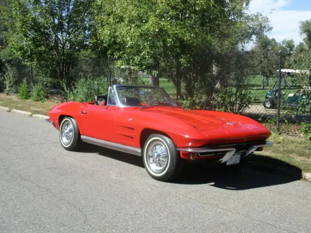 1964 chevrolet corvette stingray convertible n.o.m.327 4-spd 2 tops ready to go
