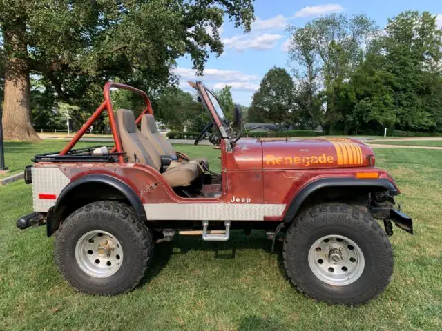 1979 cj5 jeep renegade, amc 304 v8 engine, t-18 trans. (1)33,333 miles