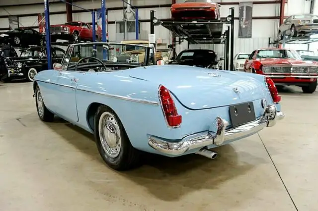 1964 mg b 82048 miles iris blue convertible 1800cc i4 4-speed manual