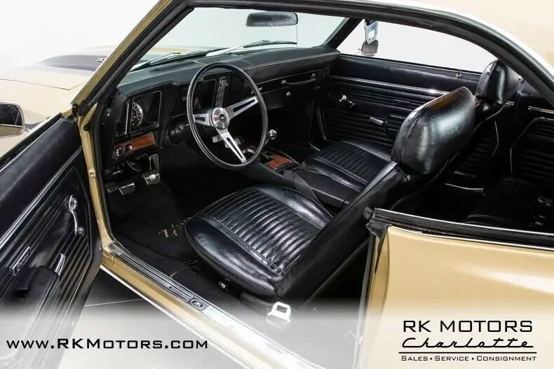 1969 chevrolet camaro z/28 olympic gold hardtop 302 v8 4 speed manual
