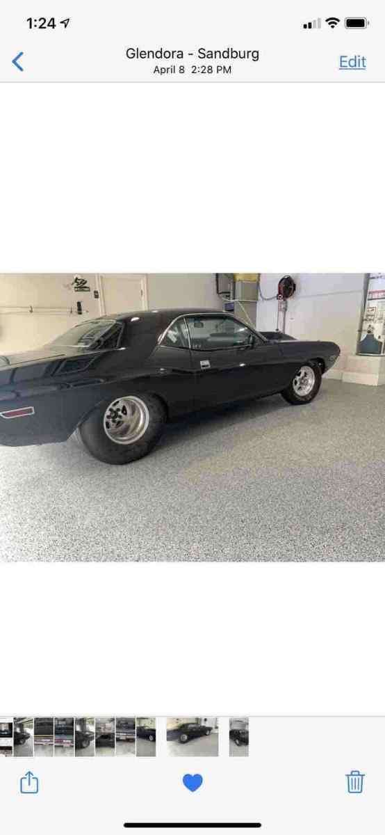 1970 dodge challenger pro street immaculate sedan black rwd automatic