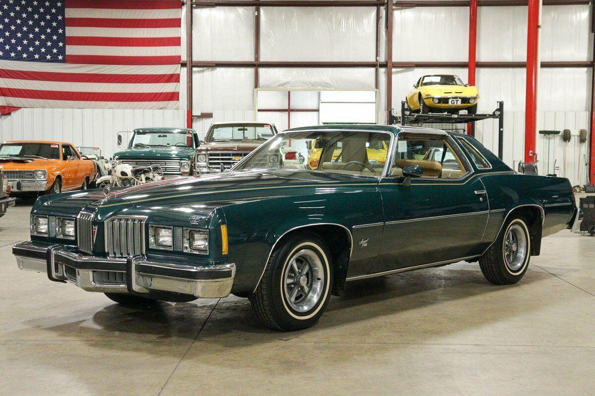 1977 pontiac grand prix 54976 miles berkshire green coupe 400ci v8 automatic