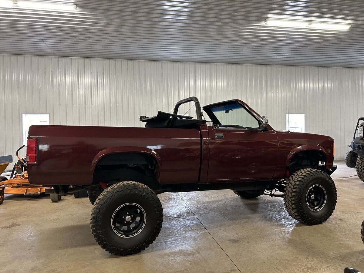 1989 dodge dakota red sport