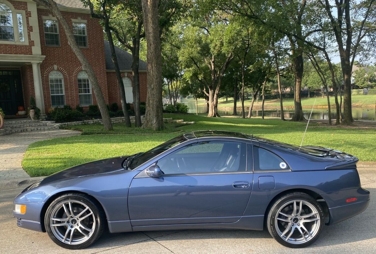 1993 nissan 300zx coupe blue rwd manual
