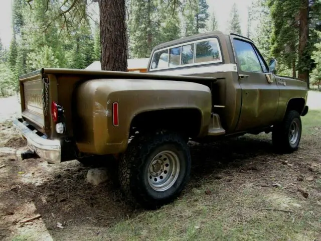 1975 chevrolet k10 cheyenne stepside 4x4 truck