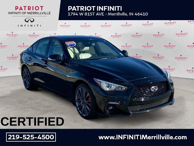 cpo 2023 infiniti q50 red sport 400