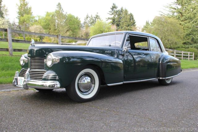 1942 lincoln continental coupe. ccca national 1st place. see video. beautiful!