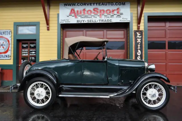 1928 ford model a 0 green