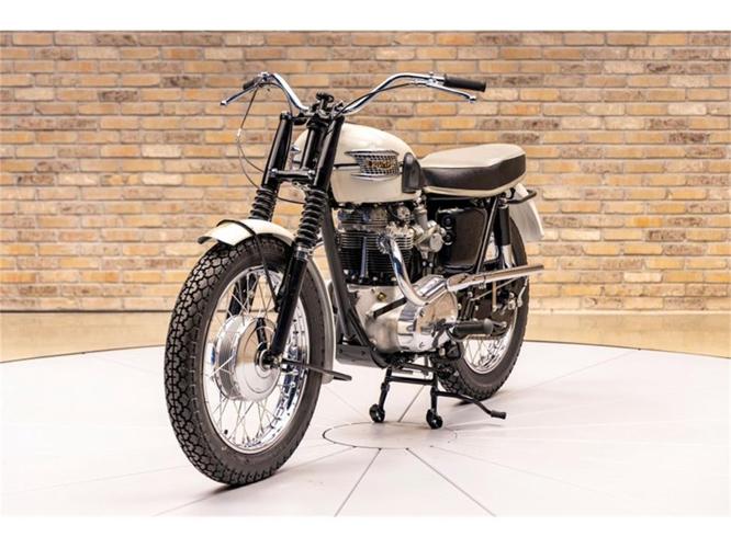 1963 triumph bonneville in elkhart lake, wisconsin