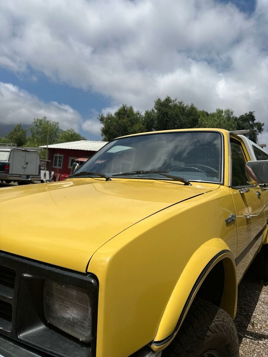 1983 isuzu pickup pickup yellow 4wd manual