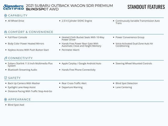 2021 subaru outback premium