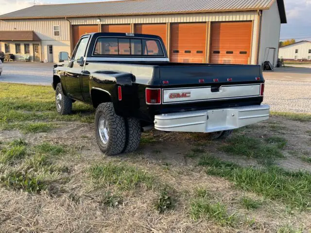 1986 gmc k3500 pickup black 4wd automatic
