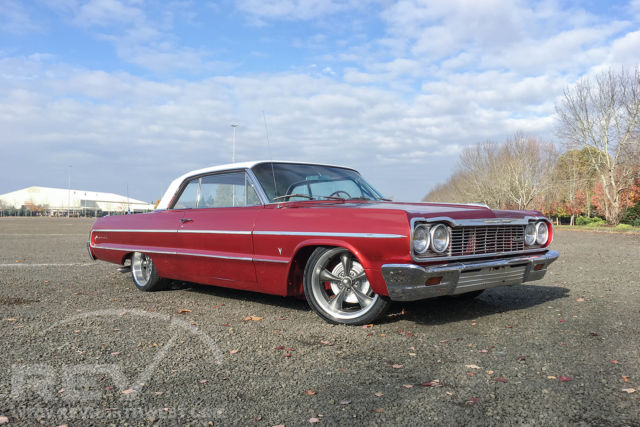 64 chevy impala coupe, lowered ready to cruise 350 v8 (1962, 1963, ss, lowrider)