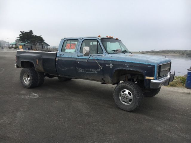 1987 chevy v/30 crew cab dually 1 ton 4x4