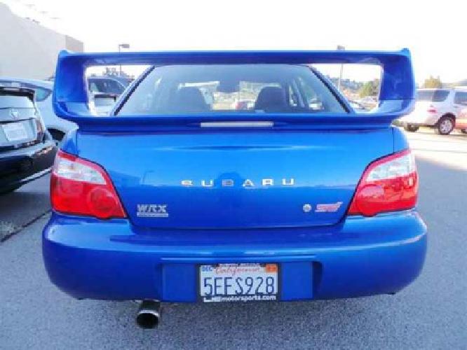 2004 subaru impreza sedan wrx sti w/silver wheels in san rafael, ca