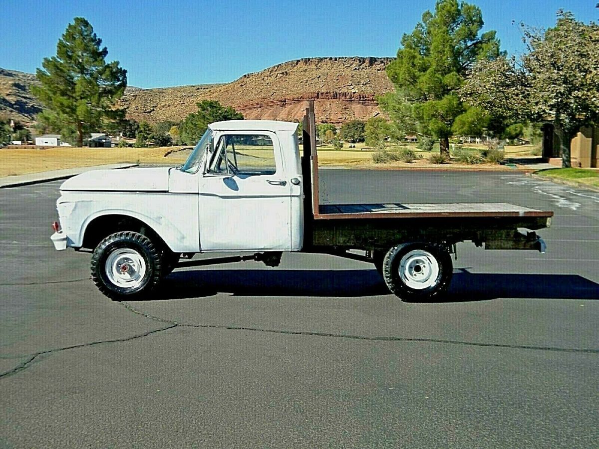 low reserve 4wd f100 ranch truck solid running gear very little rust runs/drives