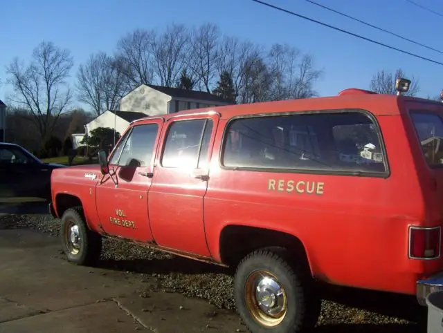 1974 chevy suburban 4x4 with incredibly low miles 26,128 miles