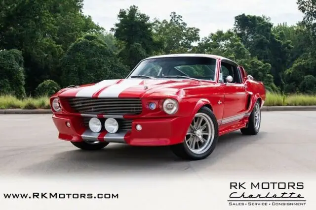 1968 ford mustang red fastback 390 v8 3 speed automatic