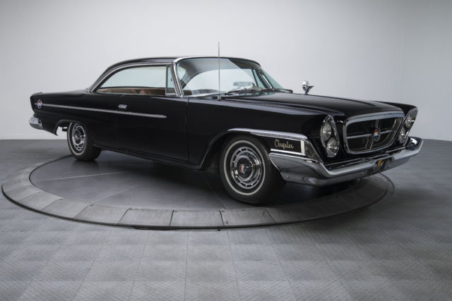1962 chrysler 300h 18548 miles tuxedo black hardtop 413 v8 3 speed automatic