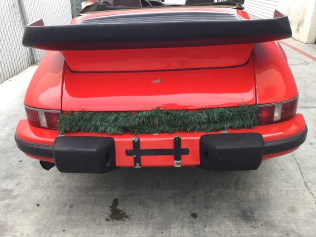 porsche 911 sc 1981 targa euro 3.0 engine + 915 project car santa claus parade