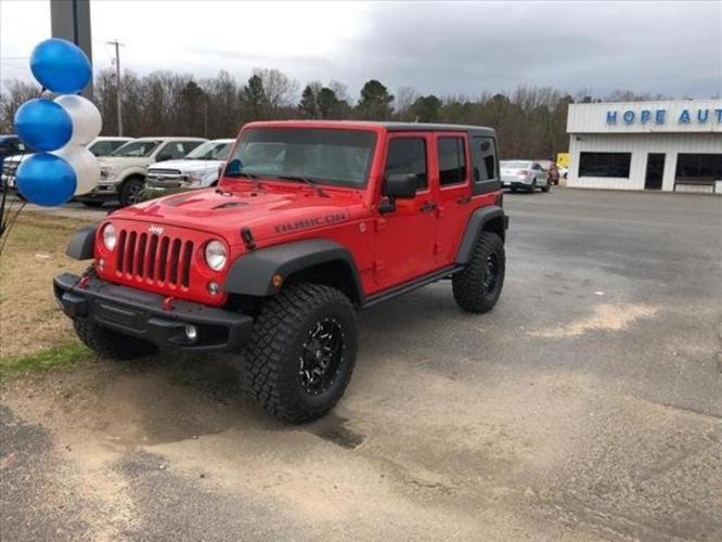 2015 jeep wrangler unlimited rubicon 4x4 rubicon 4dr suv for sale in hope, arkansas