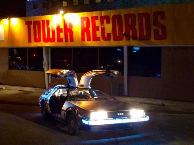 back to the future time machine 1981 delorean dmc 12