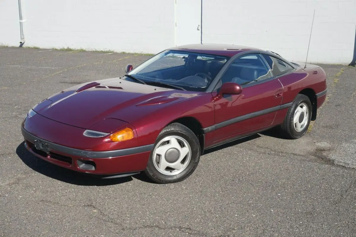 1991 dodge stealth hardtop - 38k original miles, kutani red, adult-owned