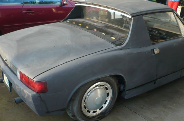 porsche 914 with small block chevy engine, rust free, ready to paint