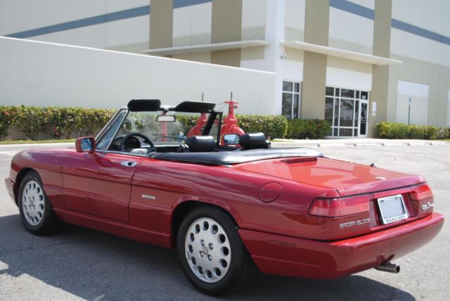 1993 alfa romeo spider veloce convertible, 2.0l 4cyl, aut trans, no reserve