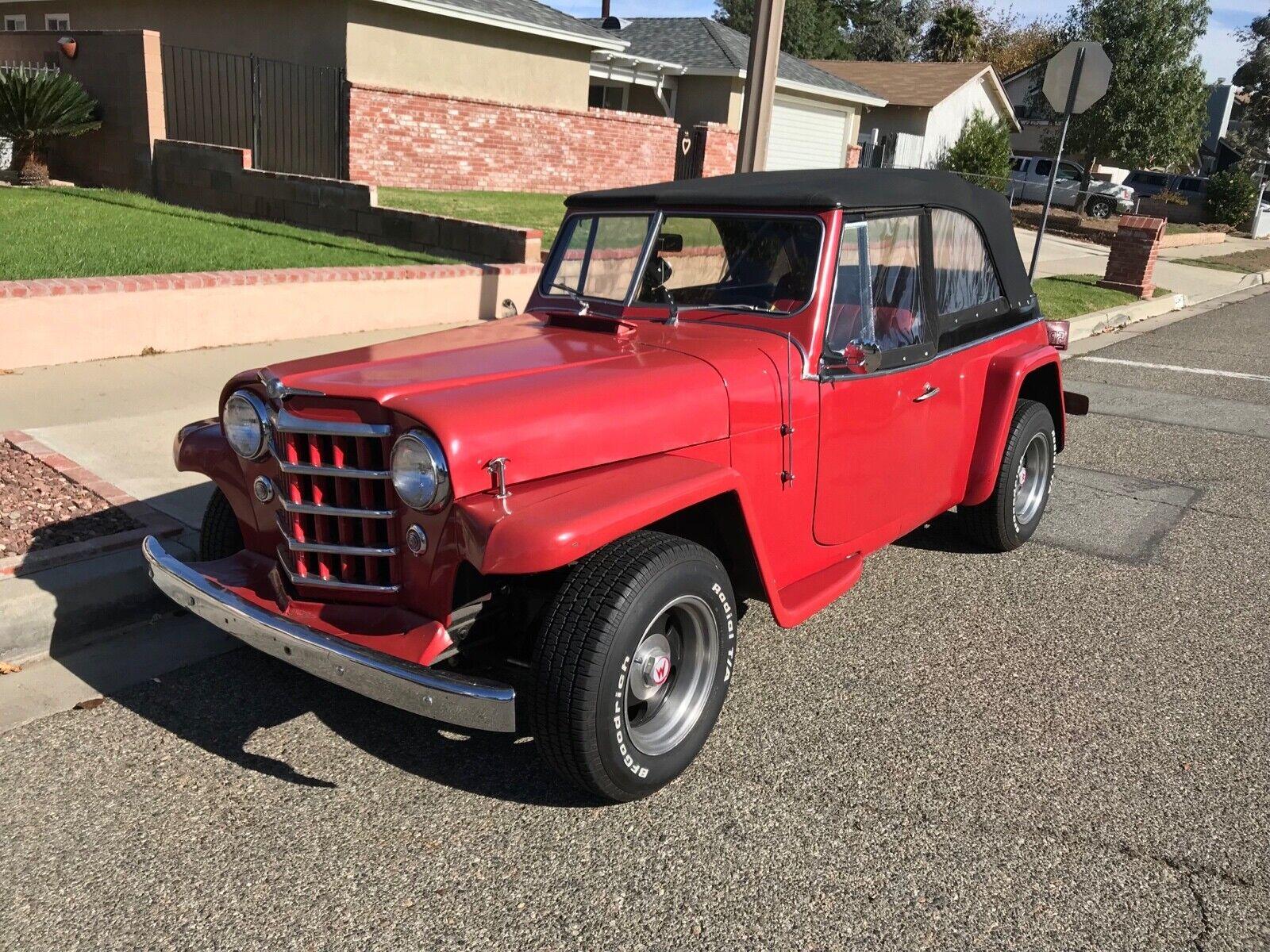 1950 willys jeepster resto rod 350 chevy engine 38000 miles