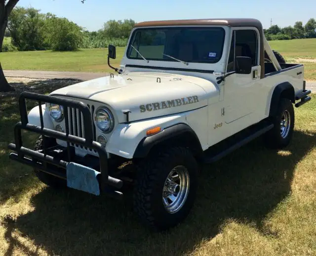 1985 amc jeep cj8 scrambler straight 6 automatic, 4x4, original engine