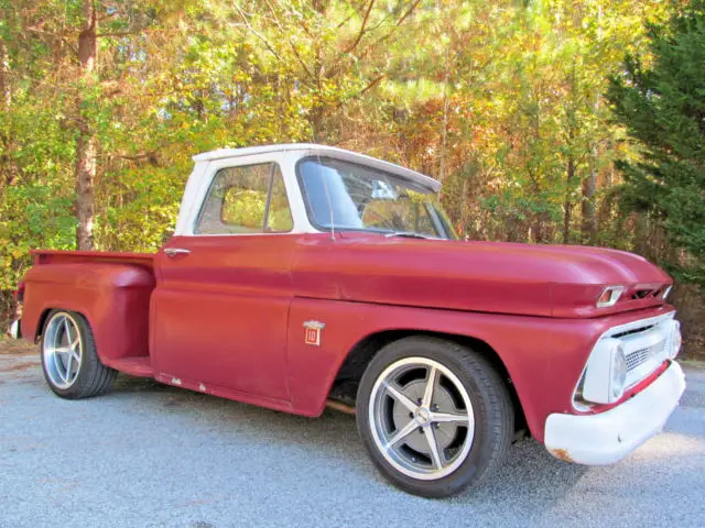 350 v8/auto, pwr steering, pwr disc brakes, new wheels, awesome shop truck!