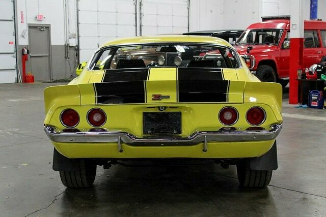 1970 chevrolet camaro z28 1531 miles yellow 350 4 speed manual