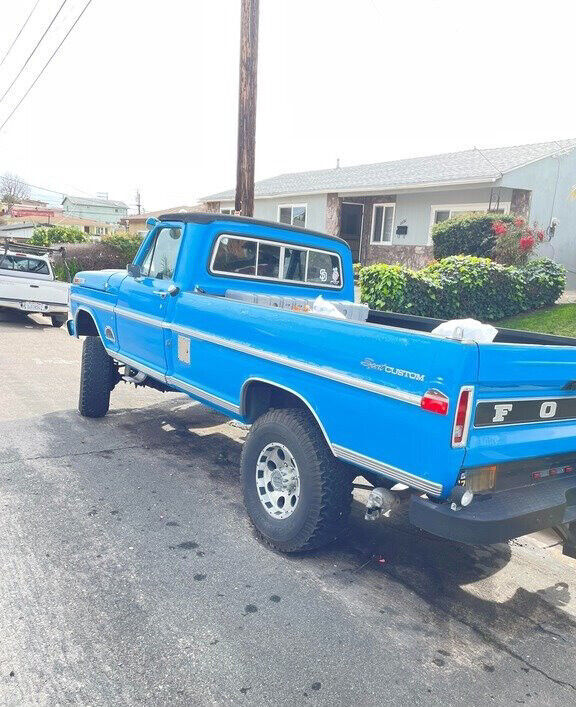1971 ford f-250 manual 4wd pickup truck 77,000 miles 390 v8